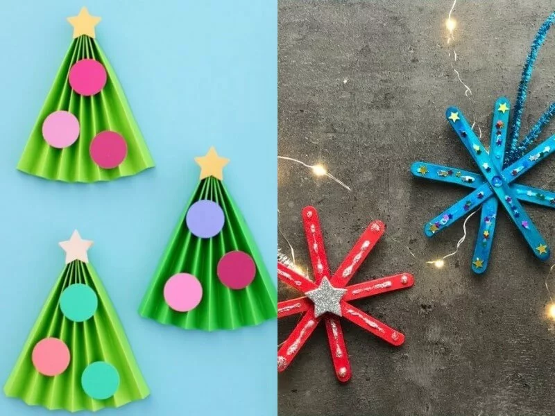 weihnachtliches basteln mit kindern kreative diy ideen