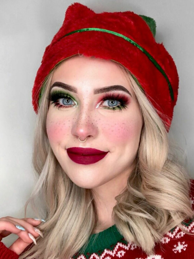 weihnachts-make-up-rote-wangen