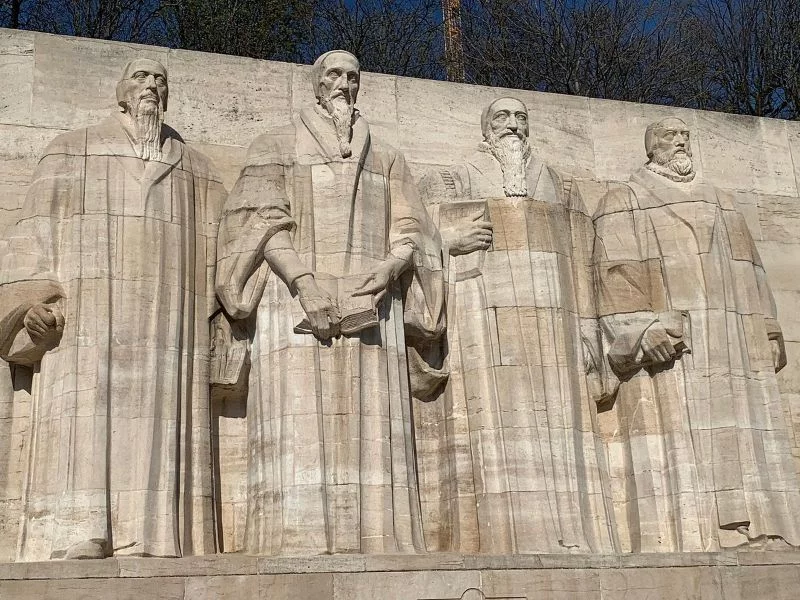 Die Mauer der Reformatoren Denkmal Genf