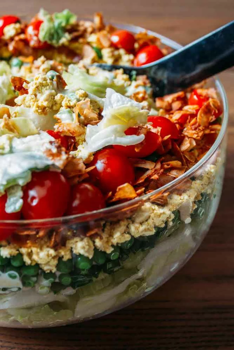 Grill Salat Rezept frisch und vegan