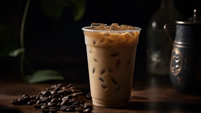 Eiskaffee Rezept mit Kaffeewürfeln umsetzen