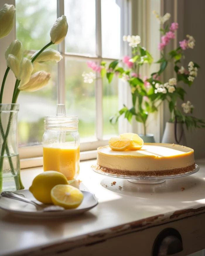 Käsekuchen mit Zitronencreme zubereiten – leckeres Dessert