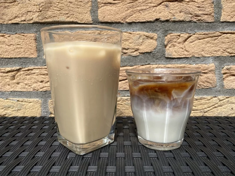 Kaffee-Rezepte - Iced Donat Latte Macchiato