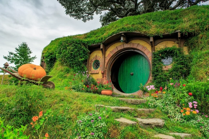 Hobbit Hole in Neuseeland 