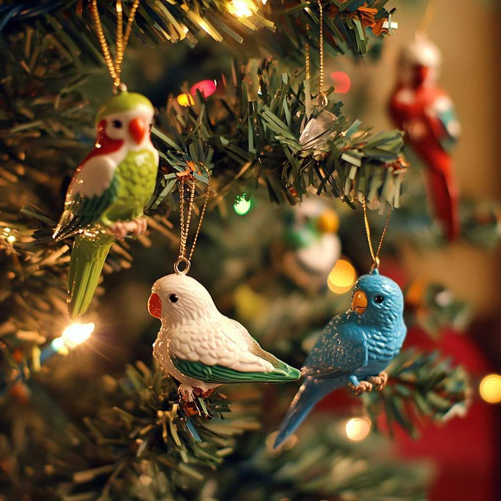 Ausgefallene Weihnachtsdeko – Vögel am Weihnachtsbaum