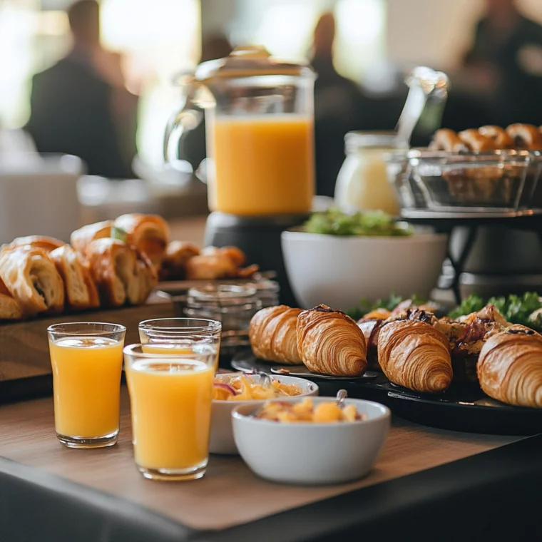 Osterbrunch - frisch gepresste Säfte trinkt man gern 