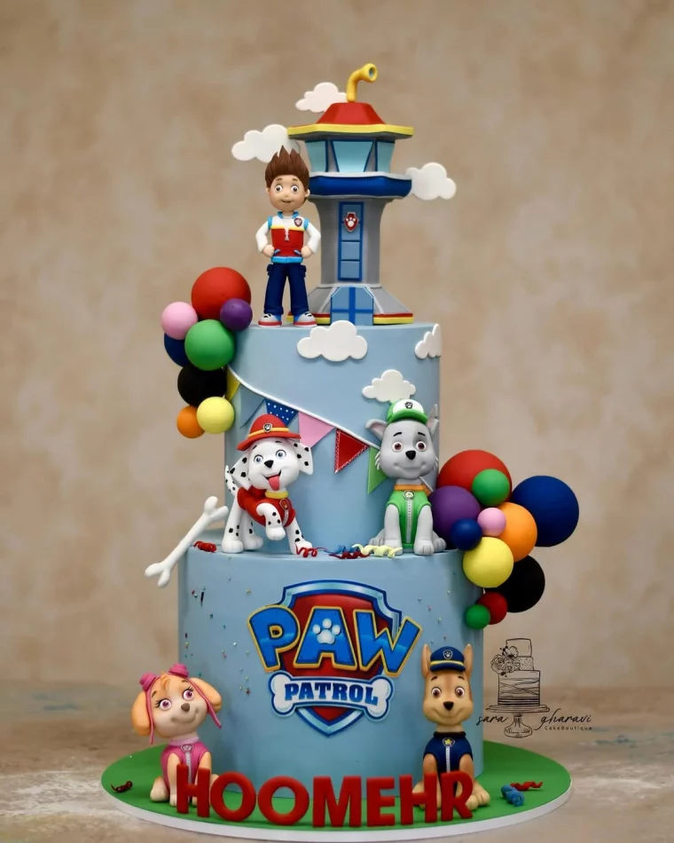 Paw Patrol Geburtstag feiern mit schöner Torte