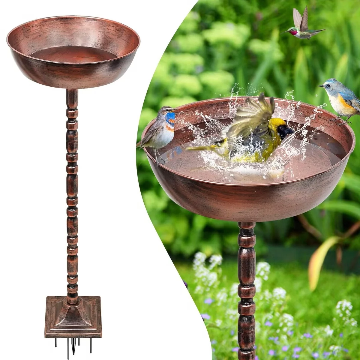 Brunnen in Vintage Stil als Gartendeko einsetzen 