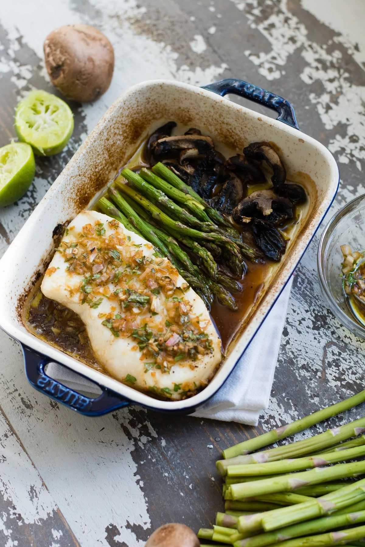 gebratener Spargel mit Pilzen und Fleisch kombiniert- Spargel Rezepte