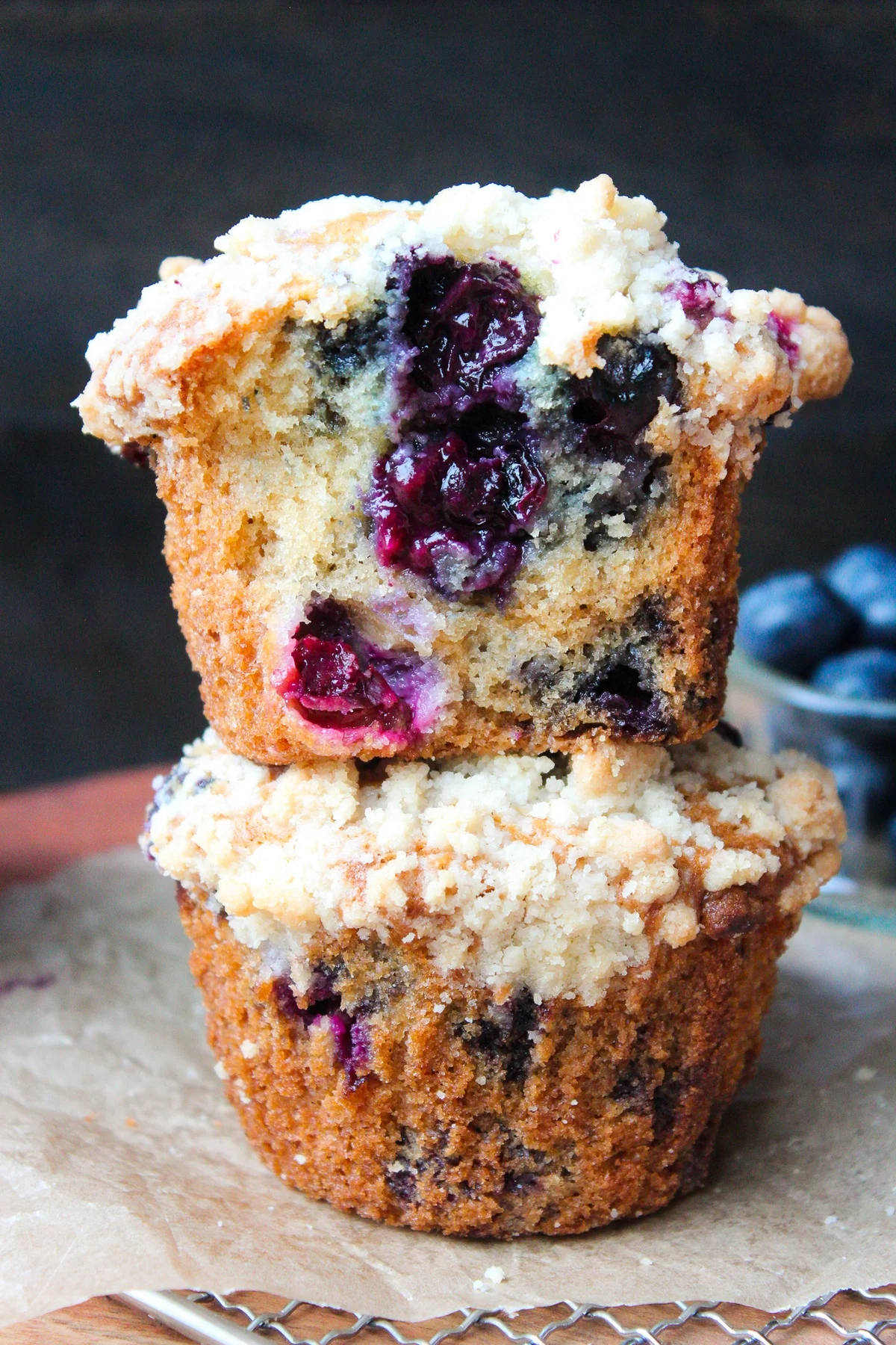 Diese Muffins mit Blaubeeren schmecken prima
