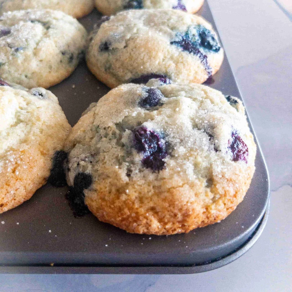 Blaubeermuffins mit Streuseln kann man schnell und leicht zubereiten