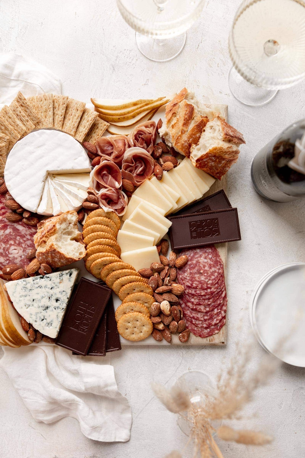 salzig und süß bei der Käse Party konsumieren und genießen