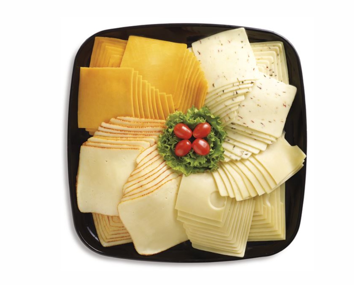 so schön kann eine Käseplatte sein - perfekt angeordnet