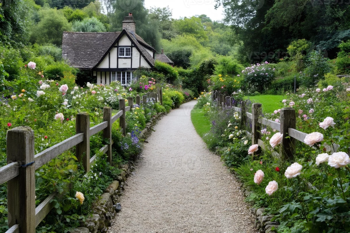 eine Oase der Ruhe im Landhausgarten schaffen mit vielen Rosen 