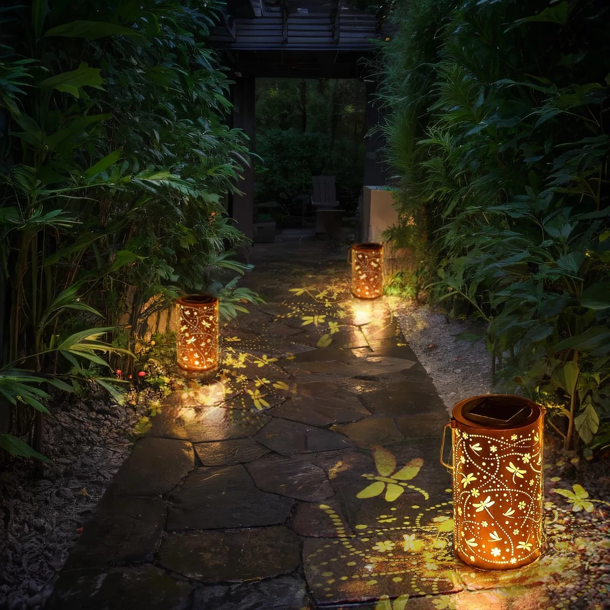 schöne Solar Lampen - ausgefallene Deko im Garten