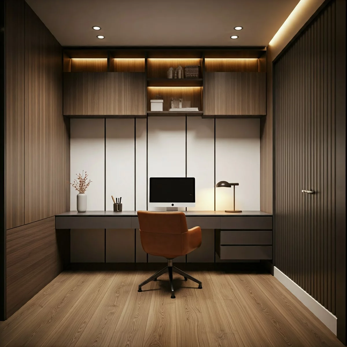 nur künstliche Beleuchtung im Arbeitszimmer ist nicht zu empfehlen 