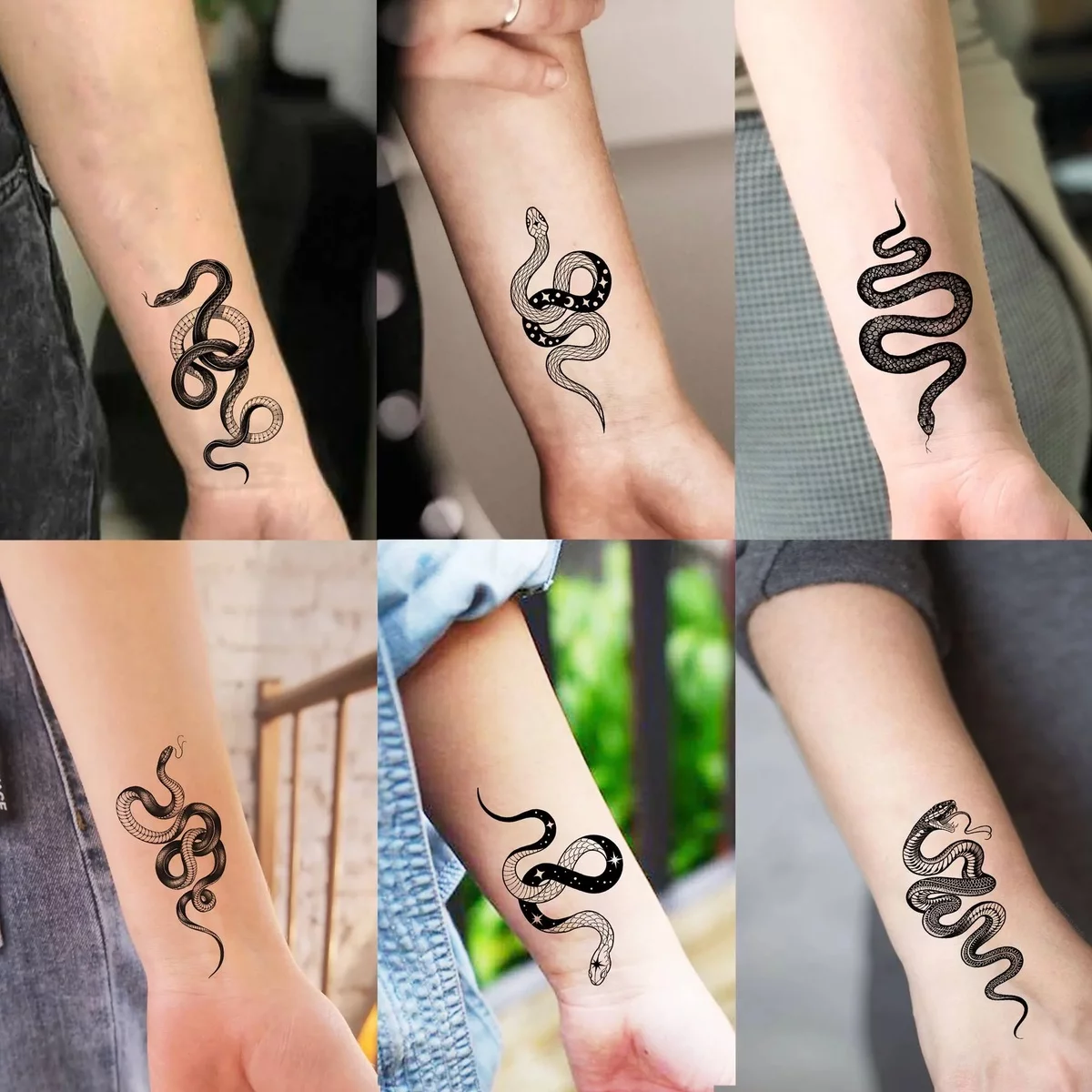 Schlangen am Unterarm - mystische Symbole als Tattoos