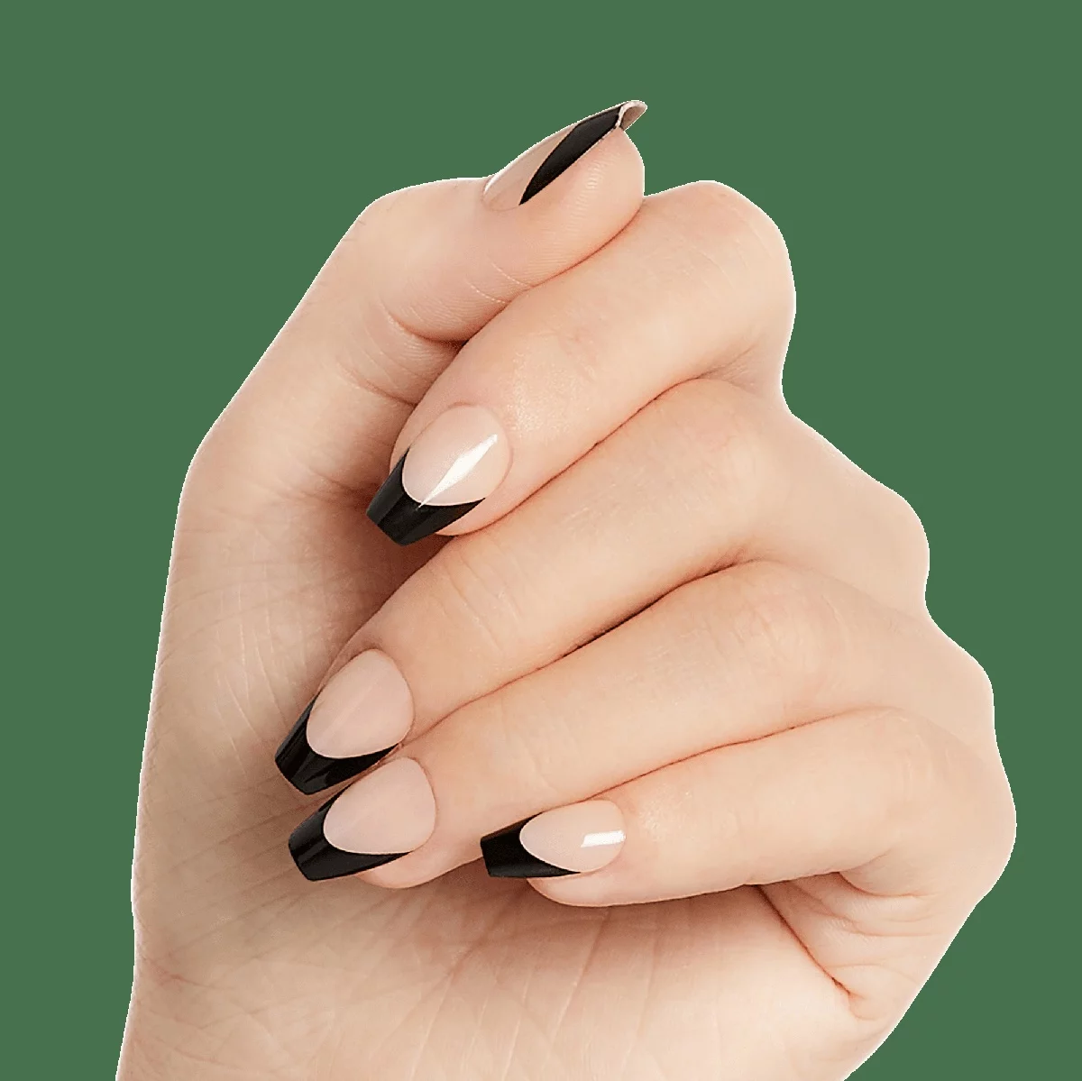 modernes Nageldesign - French Nails auf einer stilvollen Weise gemacht