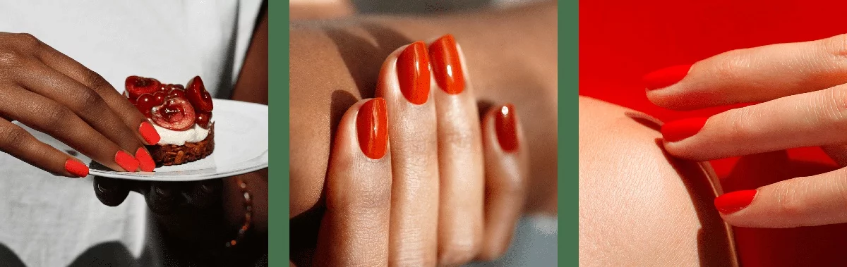 rote Nägel gehen nie aus der Mode