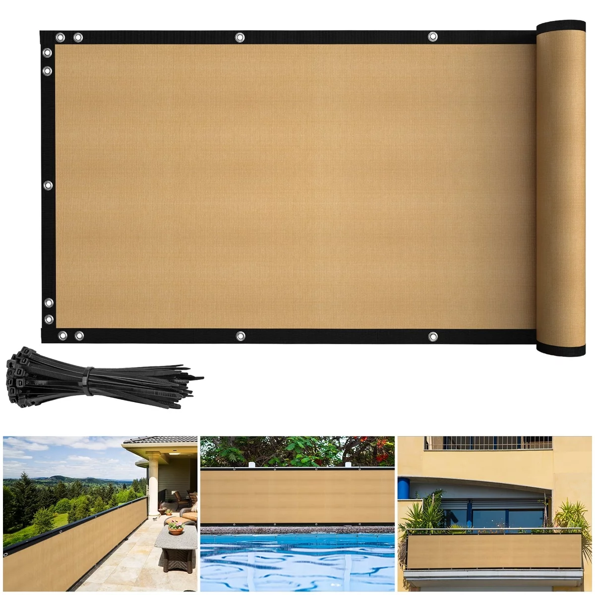 Sichtschutz Garten - leicht zu montieren mit vielen Einsatzmöglichkeiten