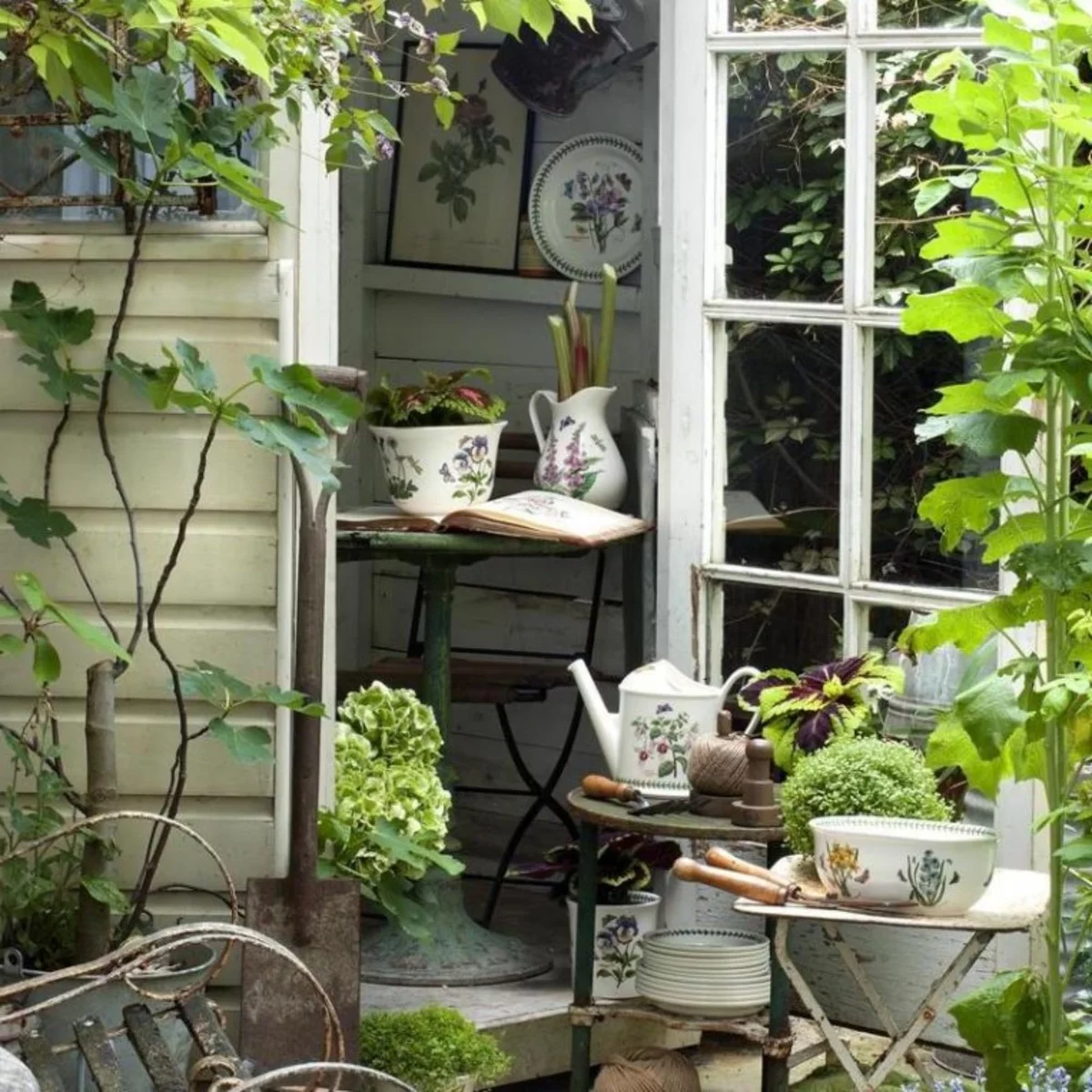 kleine Details im Shabby Chic Garten 