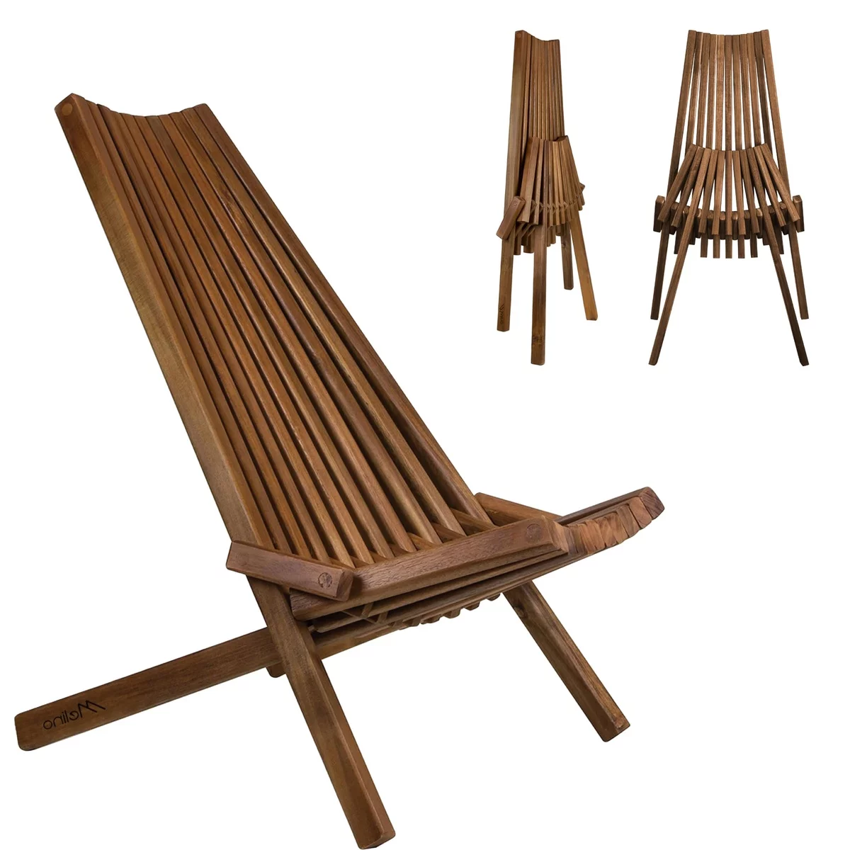 Gartenstühle im besonderen Besign aus Holz - Holzstuhl im Garten 