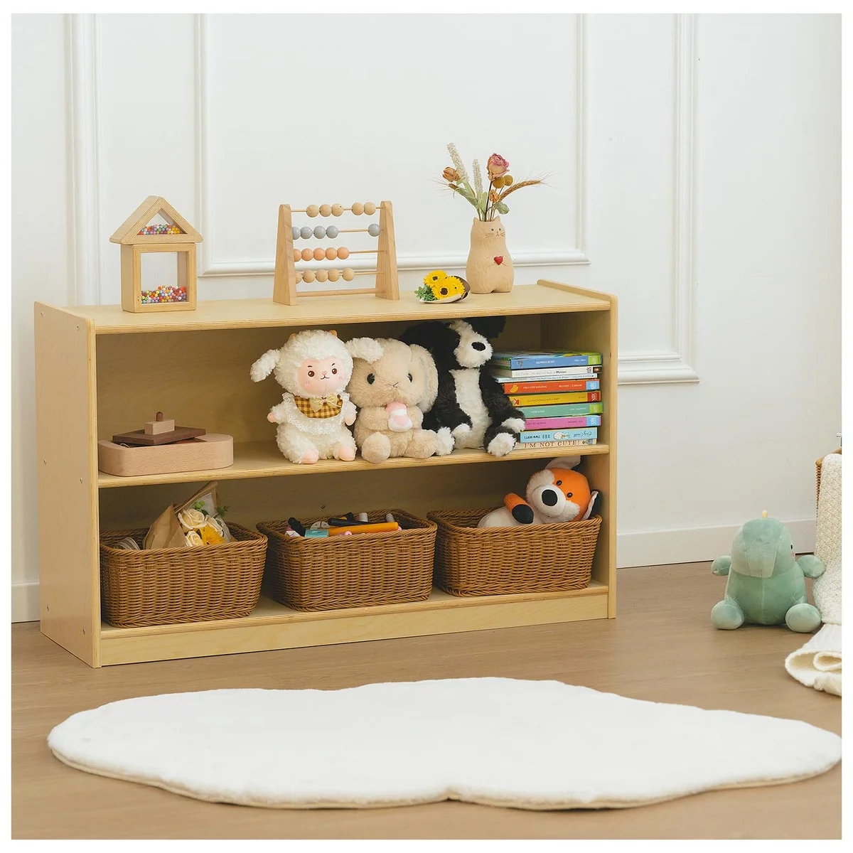 Blick in den Montessori Spielraum zu Hause 