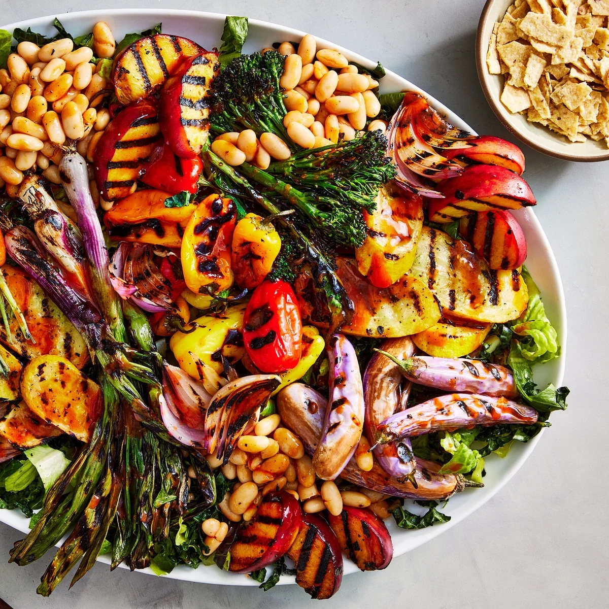 gemischtes Gemüse vom Rost - schmackhafte Grillrezepte 