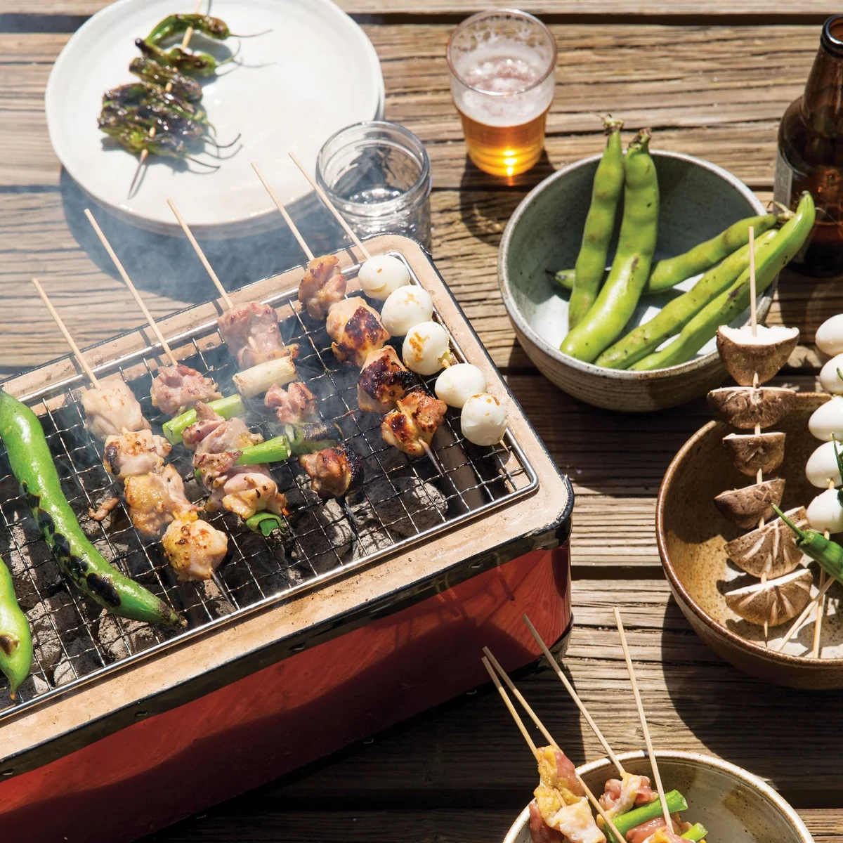 Gemüse und Fleisch am Spieß - schmackhafte Grillrezepte 