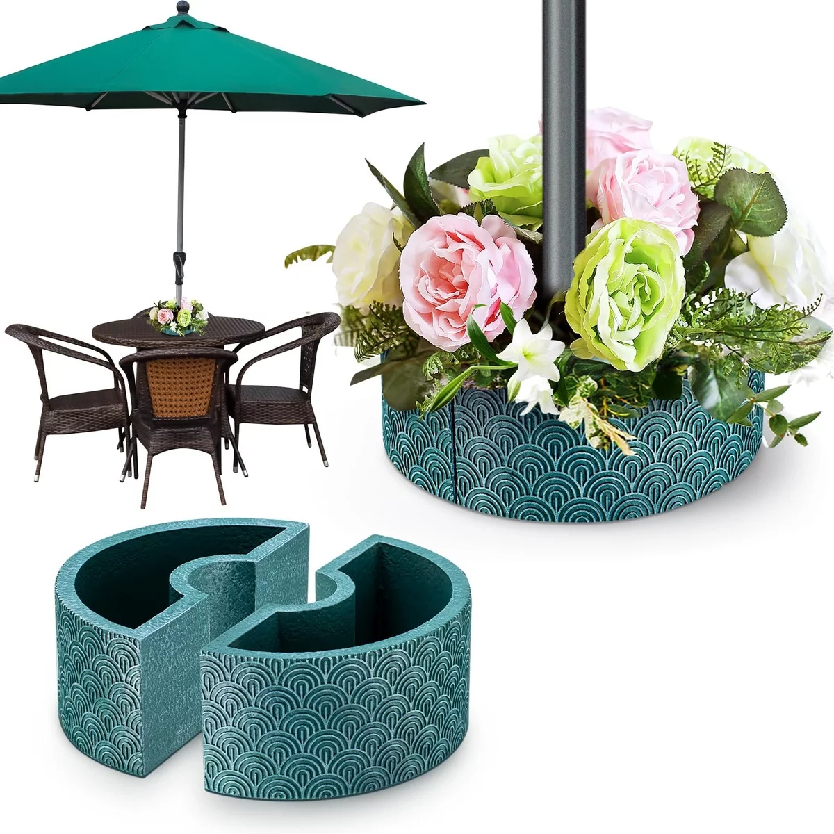 Ideen für stilvolle Deko Terrassentisch