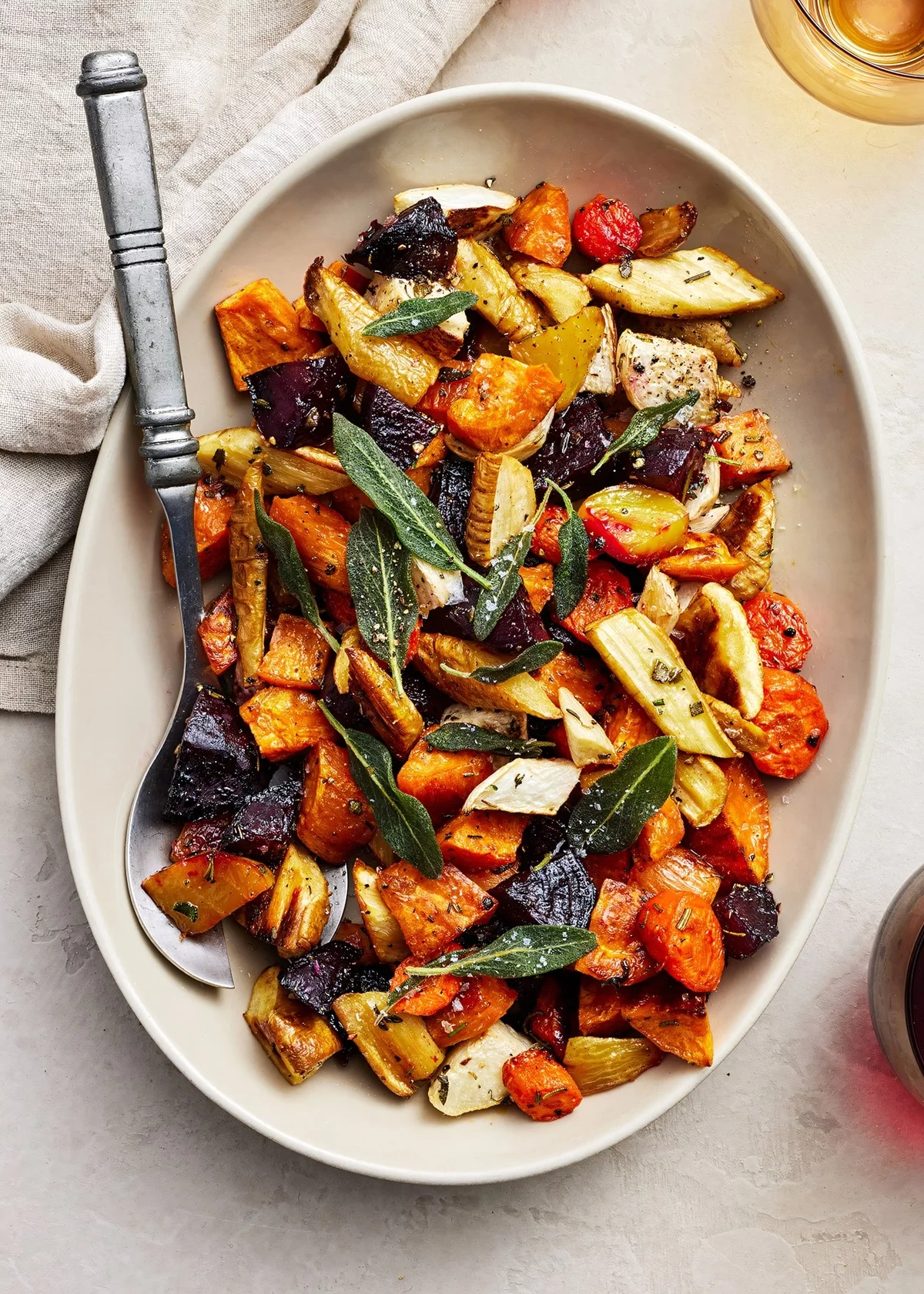 leichte Salate zum Grillen - gegrilltes Gemüse Mix