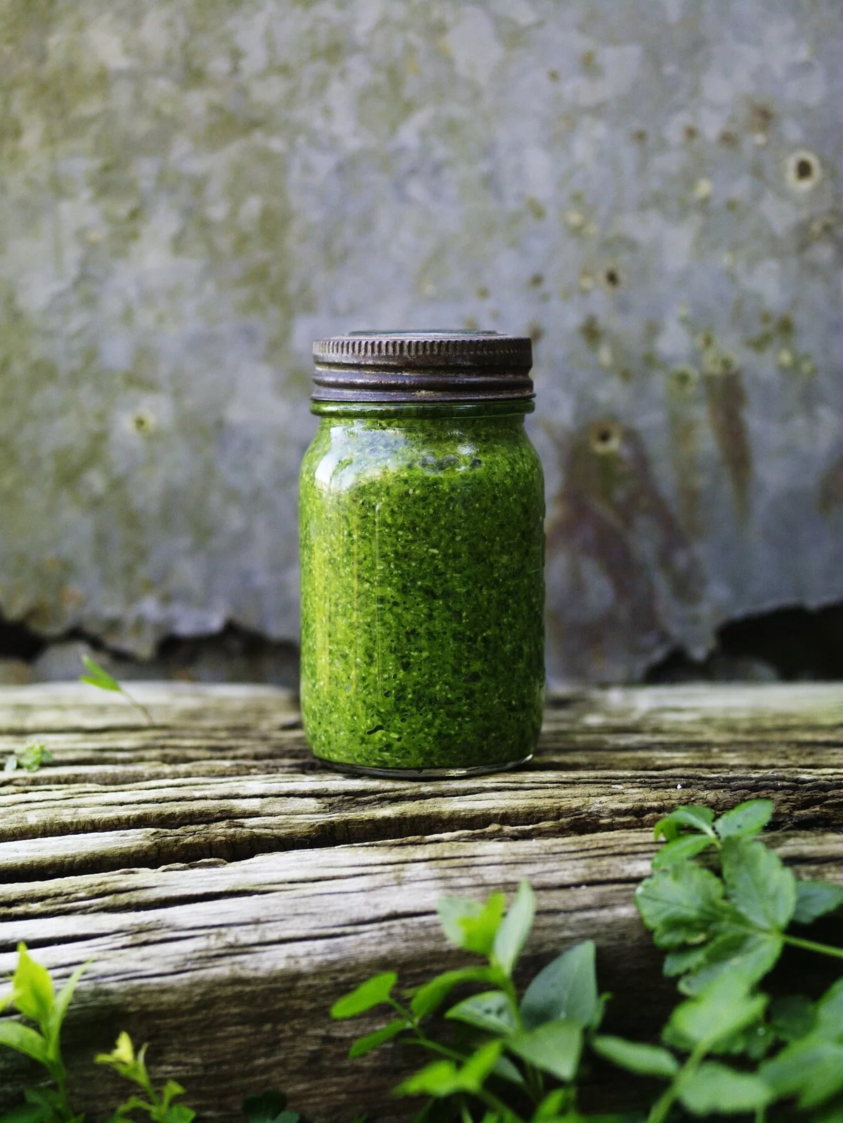 Bärlauch Pesto zu Hause selber machen und im Glas halten 