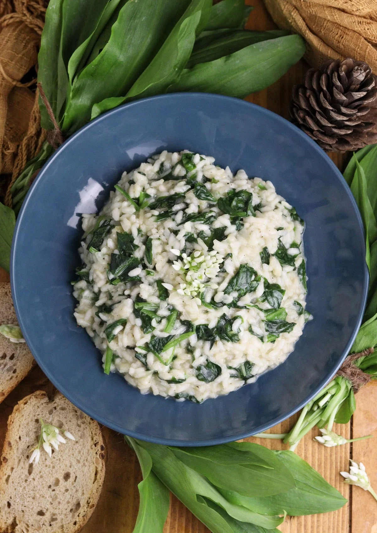 Bärlauch Risotto mit feinem Knoblauchgeschmack - Bärlauch Rezepte 