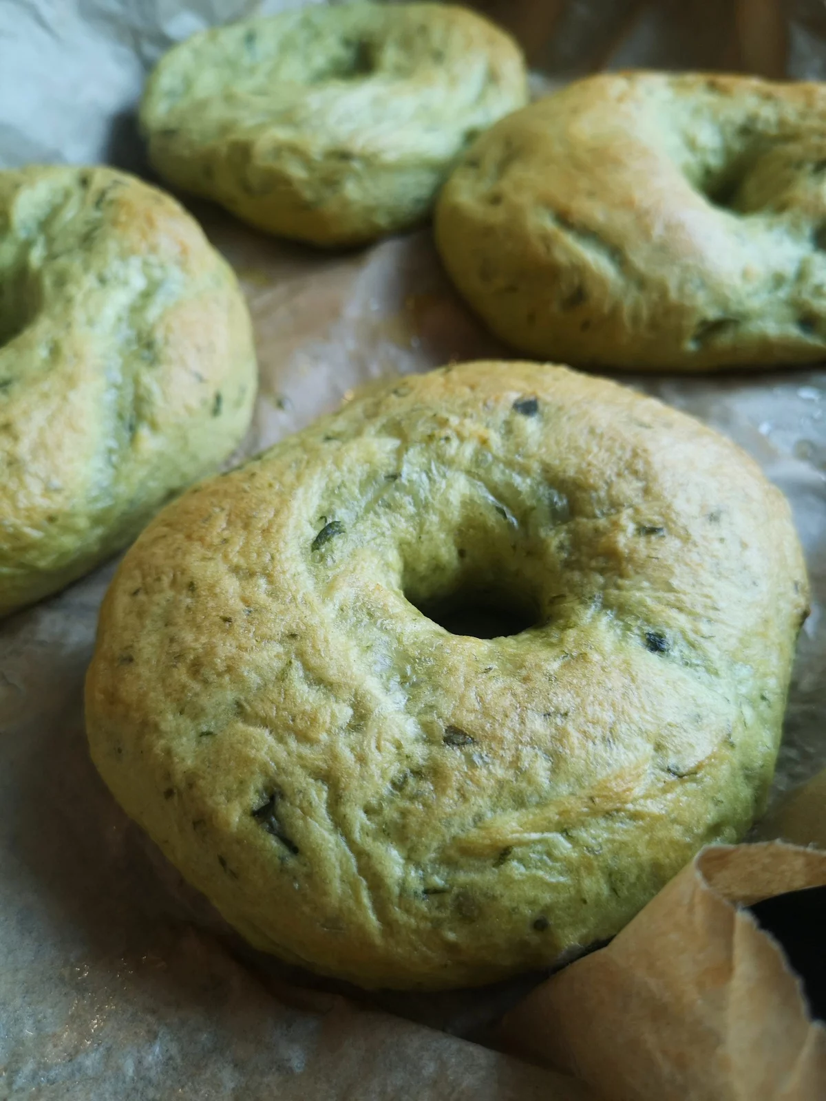 Bärlauch Rezepte - Bärlauch Brötchen selber machen 