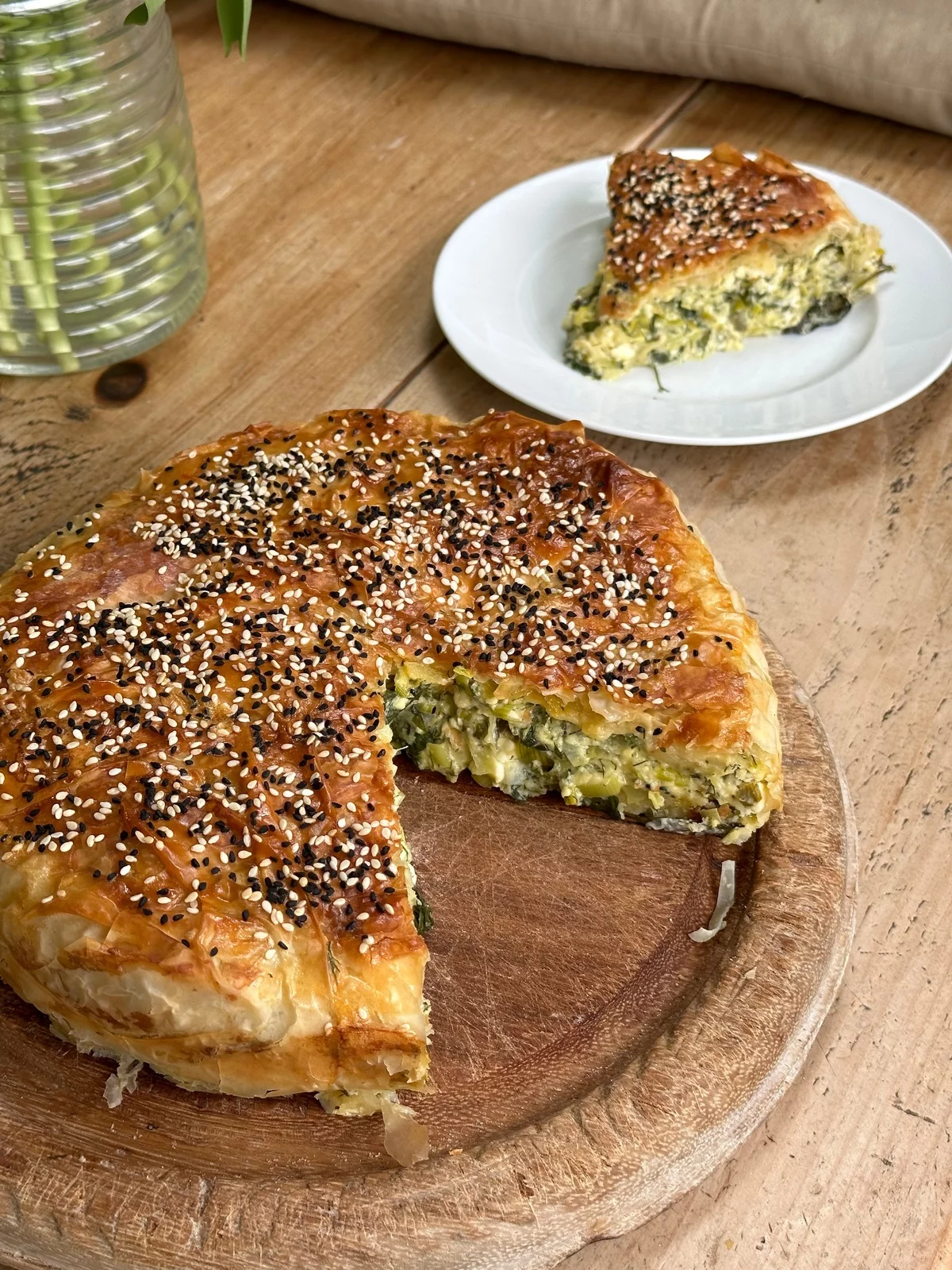 Kuchen mit Bärlauch und Samen - Bärlauch Rezepte 