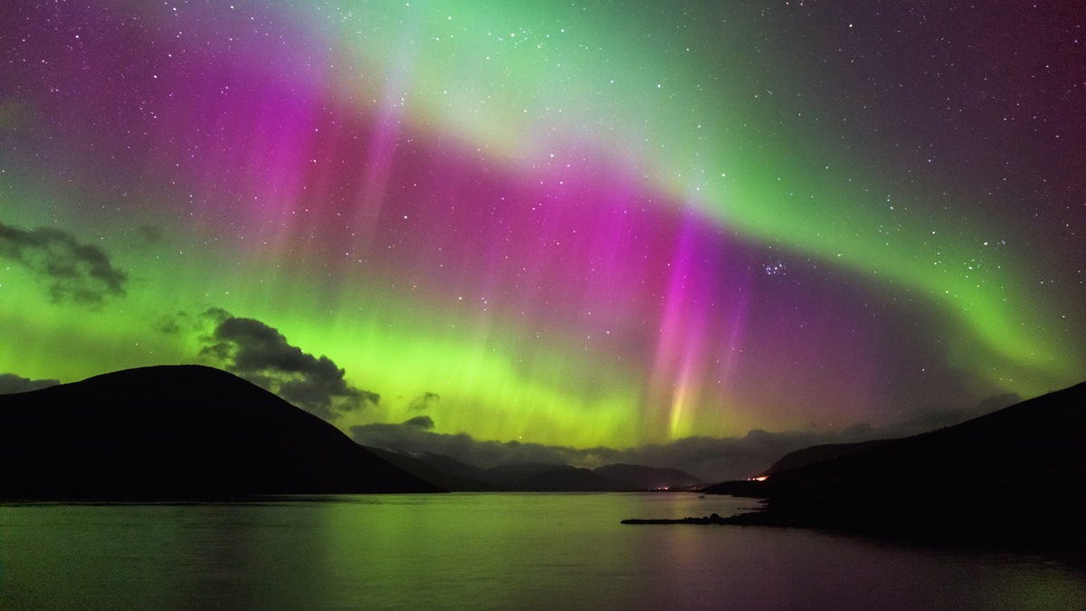 Polarlichter - seltenes Phänomen am nordischen Himmel