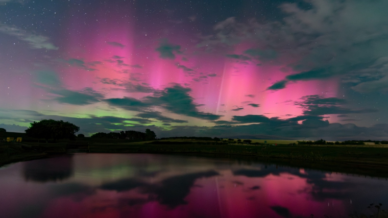 Polarlichter am Nordhimmel