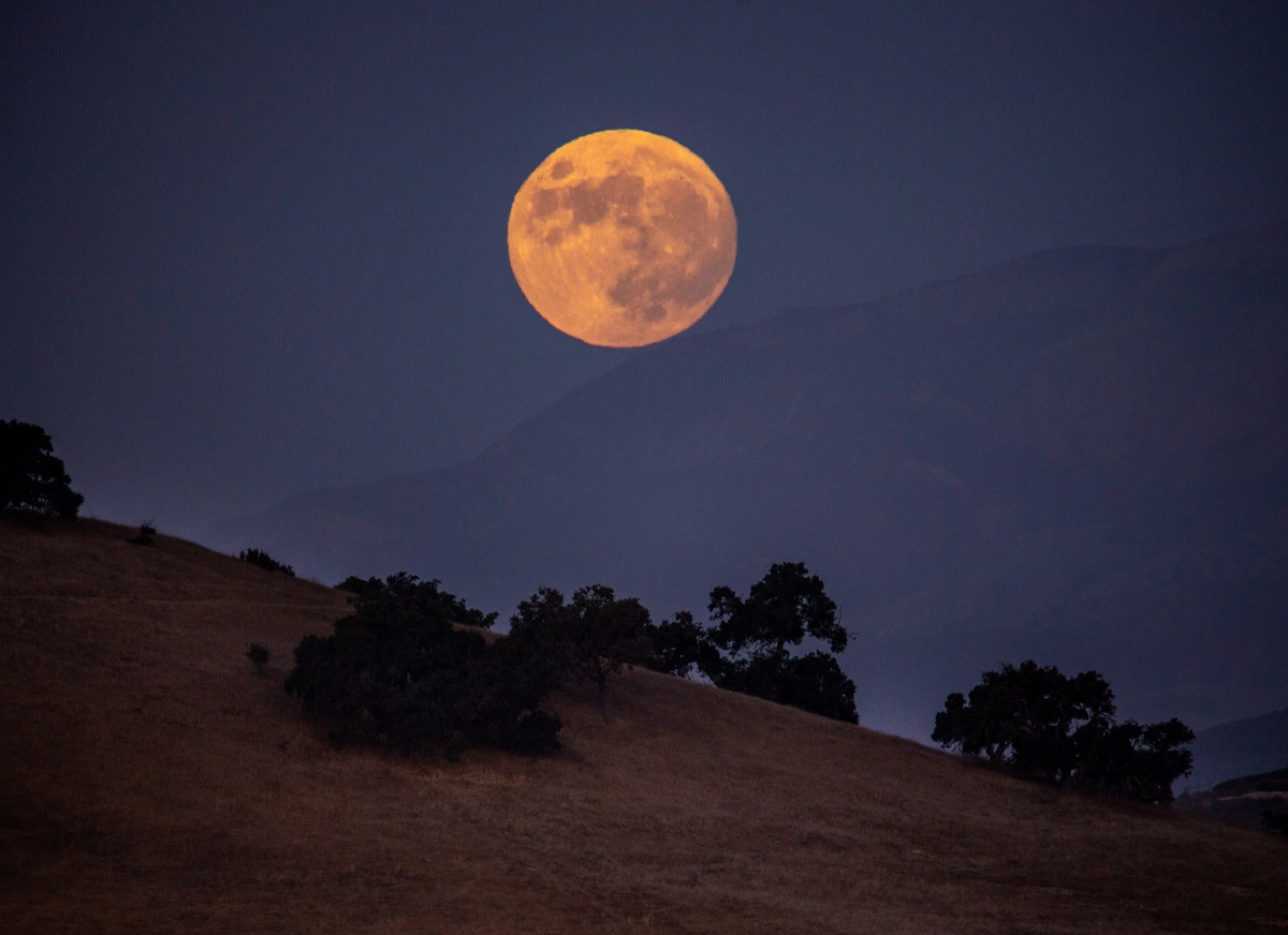 Supermond im Oktober ist klar zu sehen