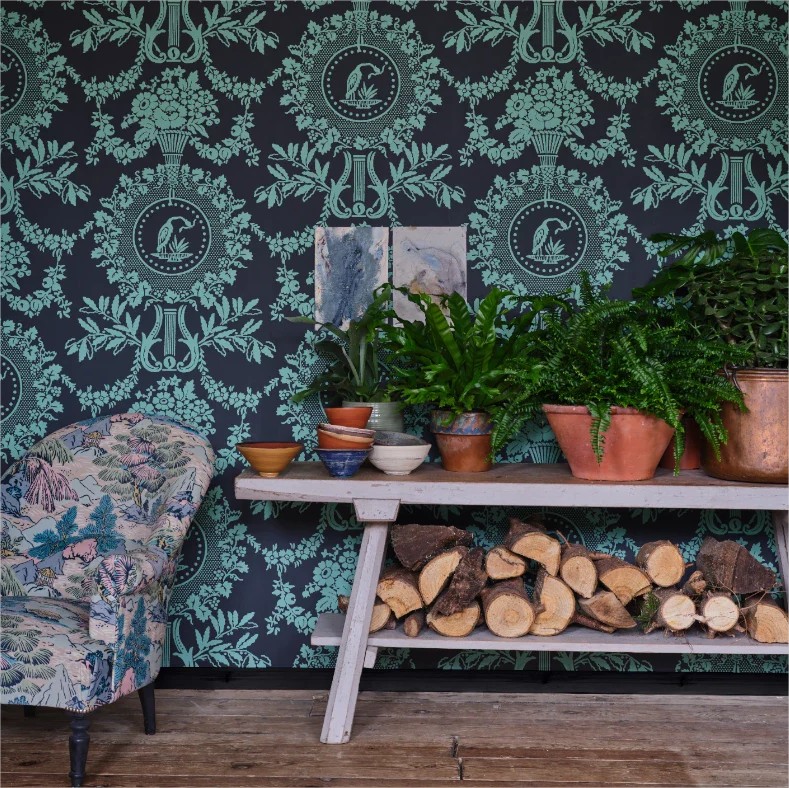 anstatt renovieren eine Statement Wandtapete wählen