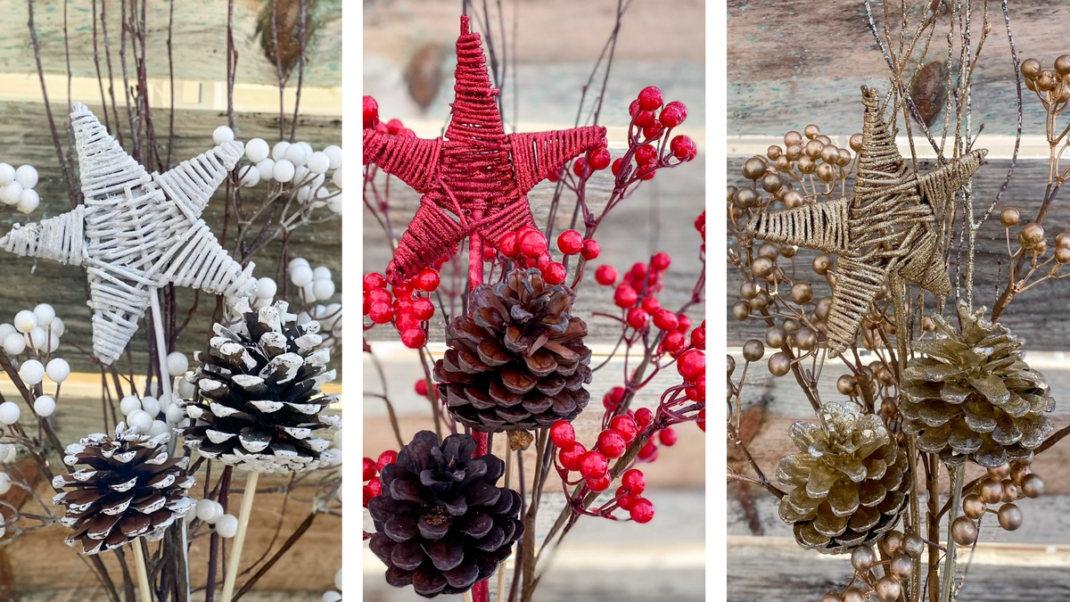 weihnachtlich dekorieren im Garten 