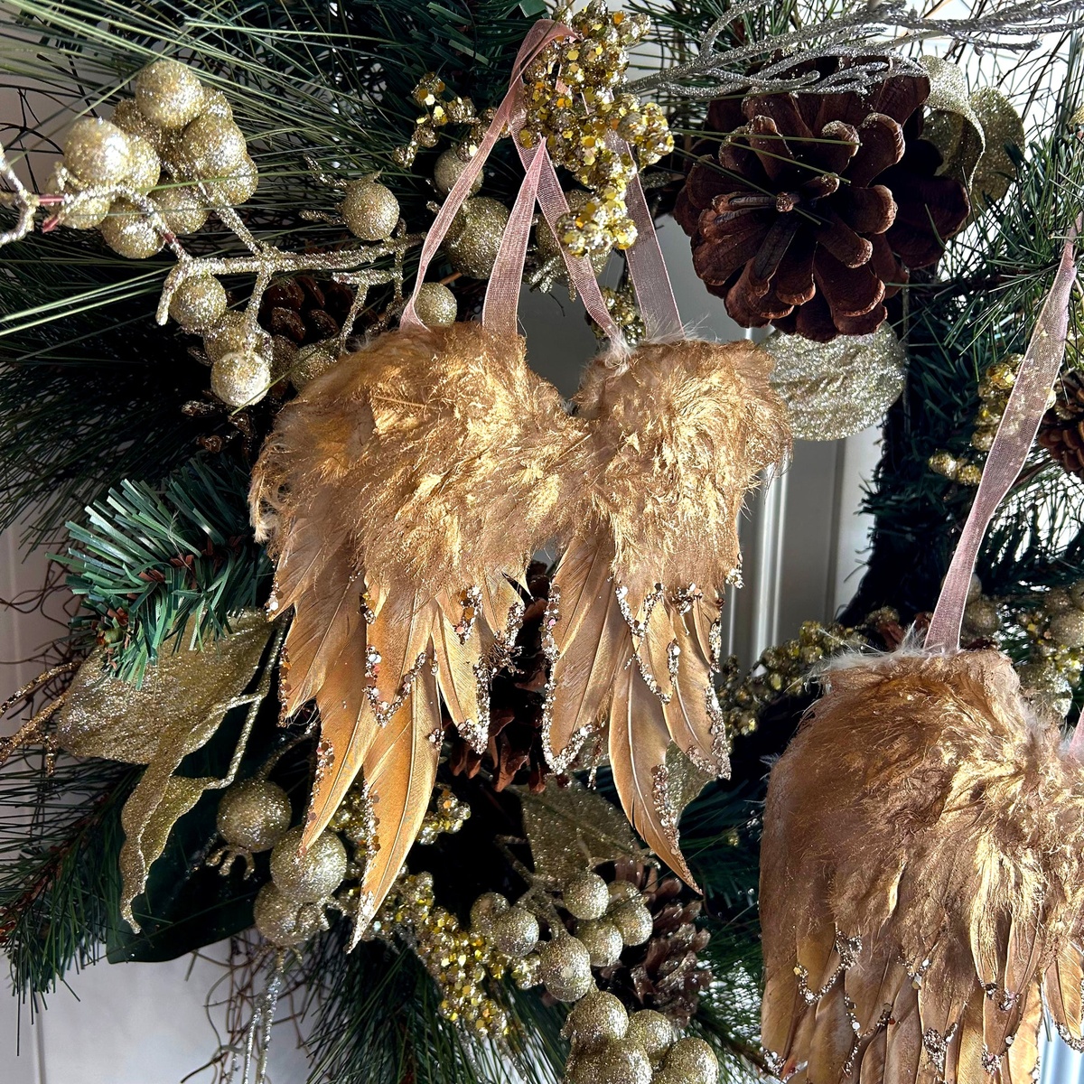 Weihnachtsdeko aus Naturmaterialien im rustikalen Stil 