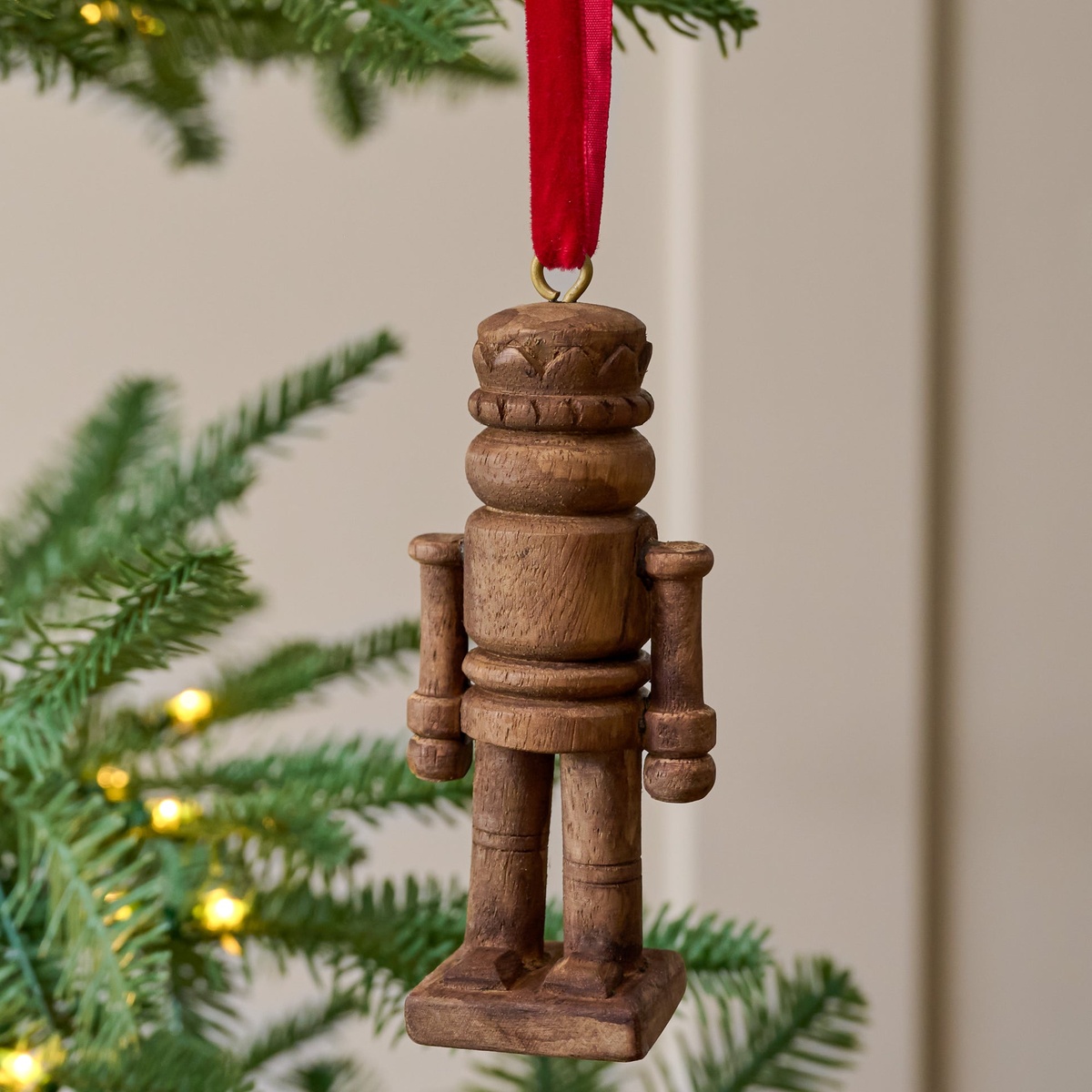 Räuchermännchen aus Holz als Tannenbaumanhänger