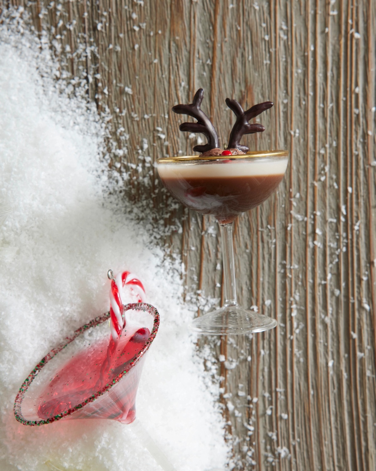 die Weihnachtscocktails sind unterschiedlich im Geschmack