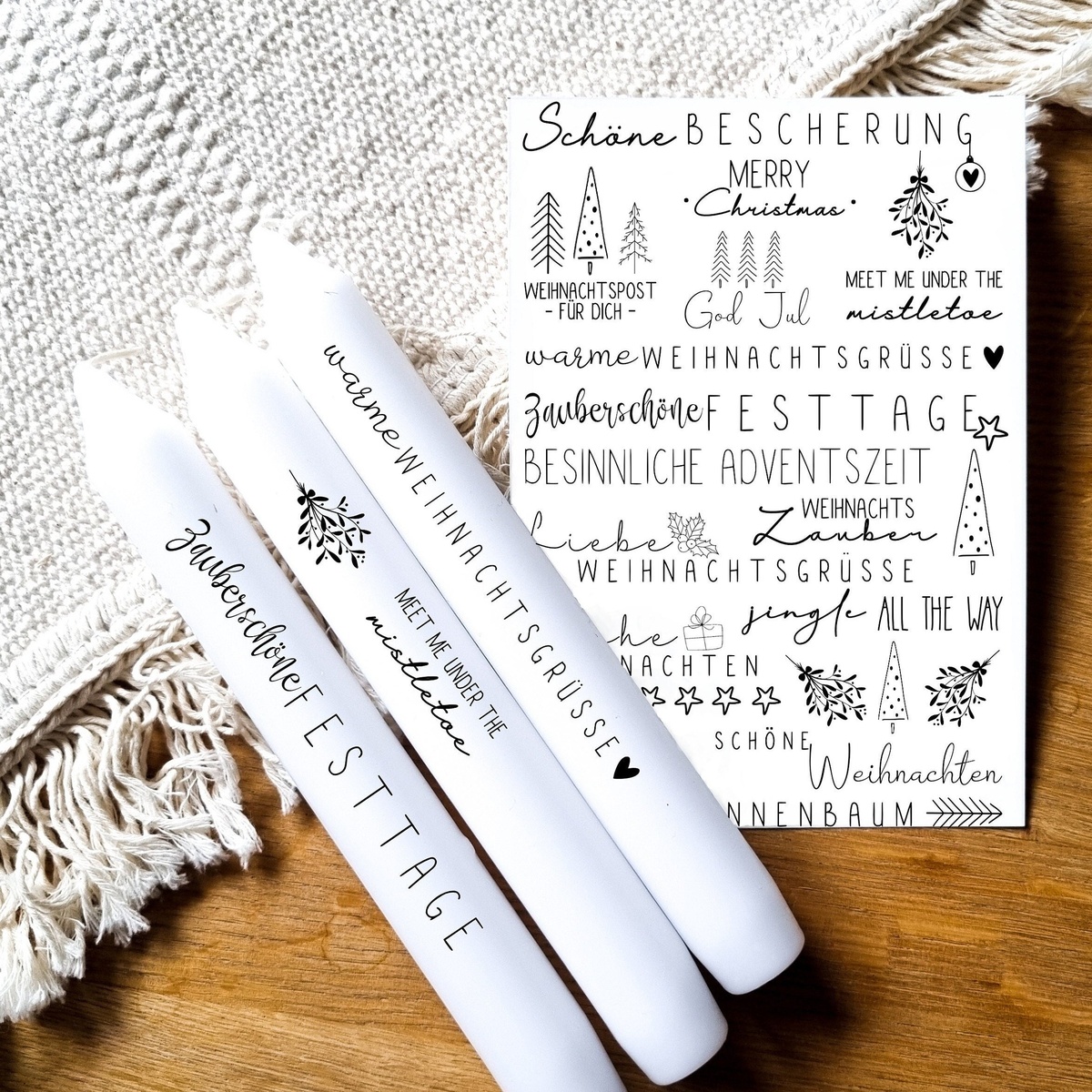 Kerzen sind ein beliebtes Weihnachtsgeschenk