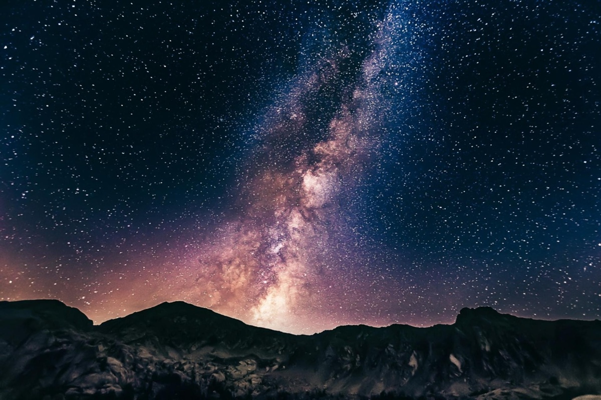 ein schönes Bild vom nächtlichen Himmel 