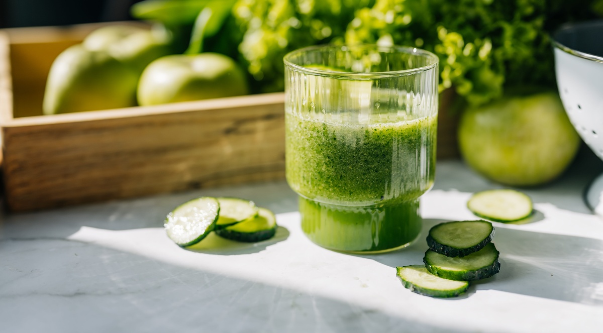Gurkensaft trinken bei Saftfasten