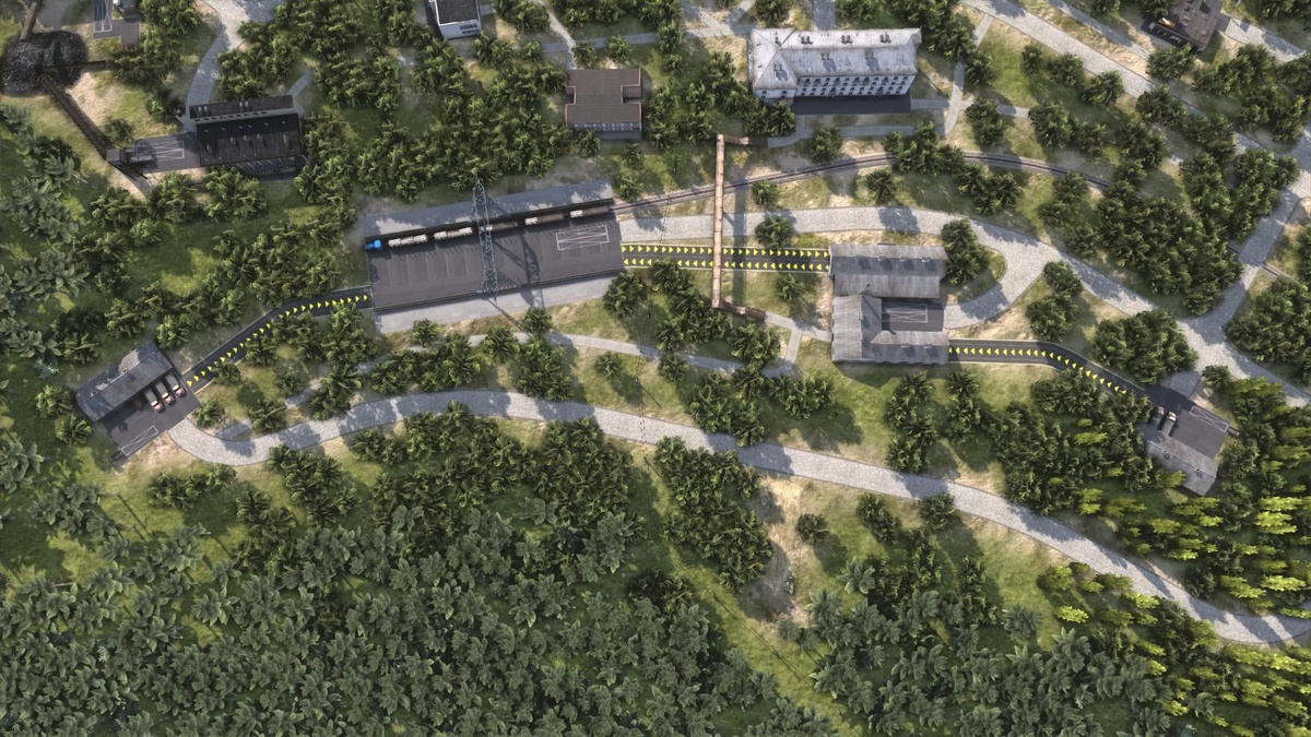 autarkes Haus un dazu gehörende Gebäude 