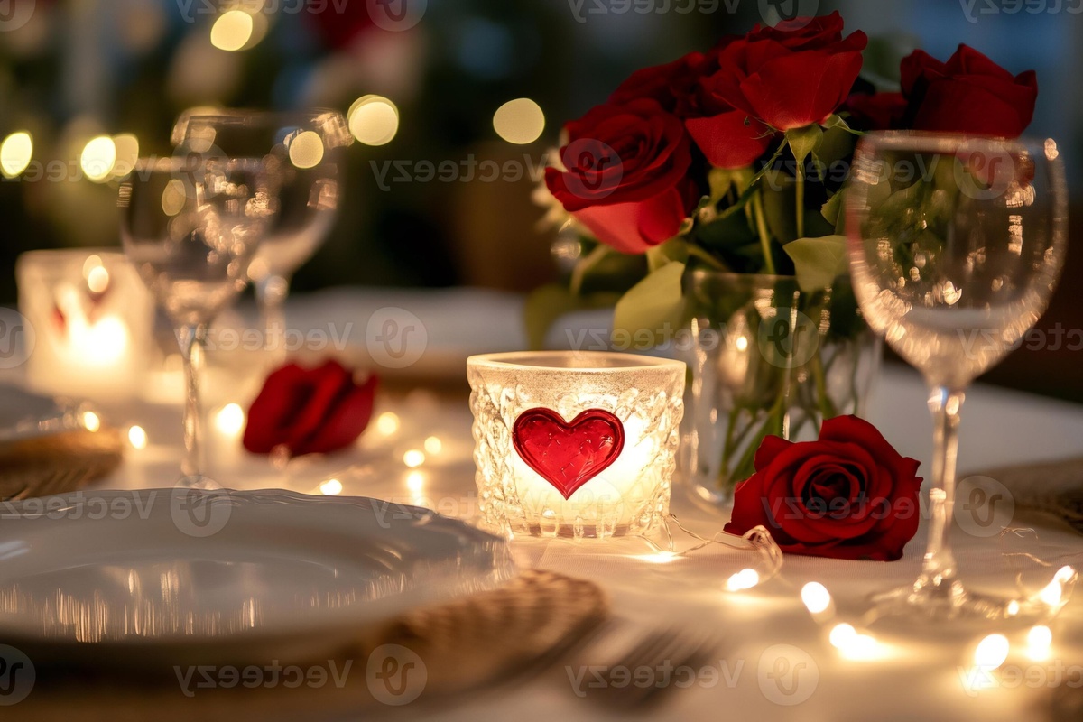 am 14.Februar wird die Liebe zelebriert beim Candle-Light-Dinner