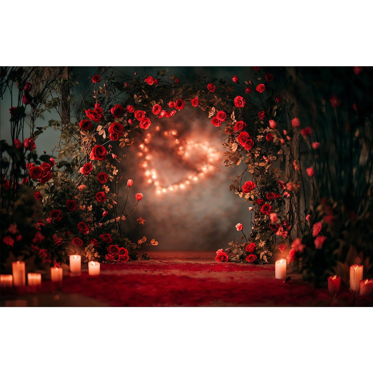 eine magische Atmosphäre zum Valentinstag schaffen 