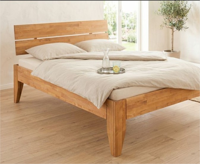 ein hochwertiges Holzbett in Deutschland gefertigt 
